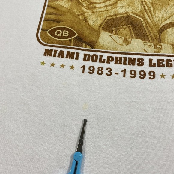 VINTAGE Dan Marino Miami Dolphins 1999 Shirt Adult Large NFL Football 13 Mens - Picture 6 of 12